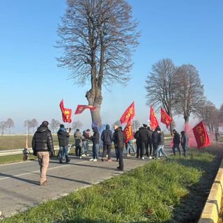 Nei giorni scorsi la manifestazione di protesta dei lavoratori dell'ex Ilva di Racconigi