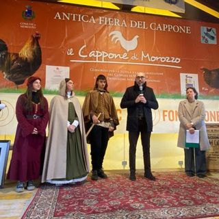 Il presidente Robaldo alla Fiera del Cappone di Morozzo