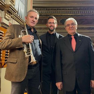 Il Musical Trio formato dal tenore Michelangelo Pepino, dal trombettista Marco Bellone e dal pianista Lorenzo Martini Il Musical Trio formato dal tenore Michelangelo Pepino, dal trombettista Marco Bellone e dal pianista Lorenzo Martini