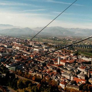 Una veduta di Cuneo dall'alto