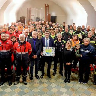 L'amministrazione fossanese con i volontari