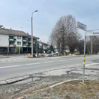 L’intersezione di corso Francia con via Entracque, via Vecchia di Borgo San Dalmazzo e via Vignolo, dove verrà realizzata la nuova rotatoria