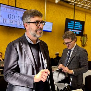 Mauro Calderoni in aula