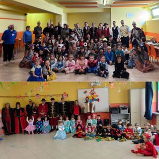 Rifreddo: Luis e la Bela Lasarderà portano il carnevale nelle scuole e in giro per il paese Rifreddo: Luis e la Bela Lasarderà portano il carnevale nelle scuole e in giro per il paese