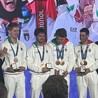Carollo premiato al Quirinale per la medagli alle Olimpiadi invernali