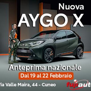 Nuova Toyota Aygo X – in Anteprima Nazionale da FUJIAUTO Cuneo dal 19 al 22 febbraio