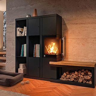 Con Lohe Heating bruciano fiamme pulite