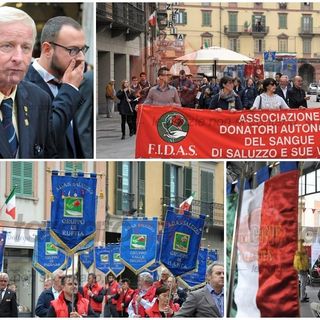 Le immagini delle festa per i 60 anni della Fidas Saluzzo