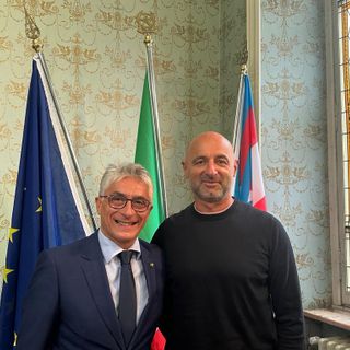 Il sindaco Carlo Bo e il consigliere Atc Mario Canova