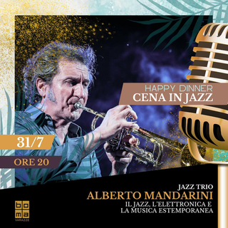 Jazz sotto le stelle: cena in musica con Alberto Mandarini al Boma Ristorante di Varazze