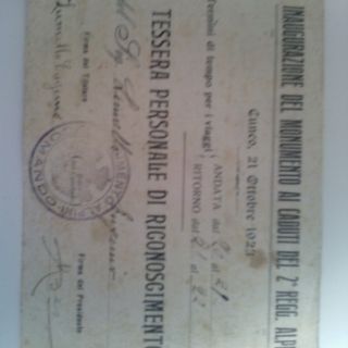 "Un frammento di storia della città di Cuneo": ritrovato il manifesto dell'inaugurazione del monumento agli alpini