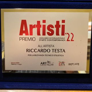 Bra, Riccardo Testa entra nell’Annuario Internazionale d’Arte Contemporanea 2022
