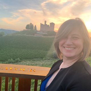 L'aassessore all'Istruzione del comune di Grinzane Elena Grimaldi