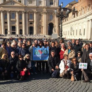 I volontari ospedalieri all'udienza di Papa Francesco