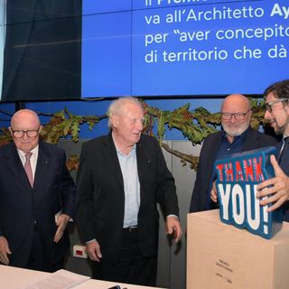All'architetto Aymeric Zublena il Premio Gratitudine "per aver concepito un ospedale di territorio che dà luce alla cura”