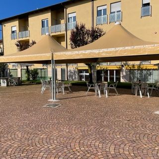 L'esterno dell'Ipab di Bagnolo Piemonte