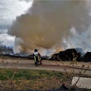 L'intervento dei Vigili del fuoco
