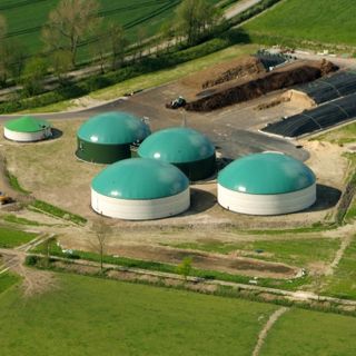Una foto generica di impianto biogas