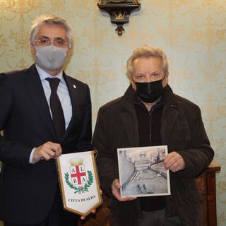 Il sindaco Bo insieme a Nando Vioglio