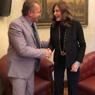 Paolo Bongioanni e Daniela Santanché