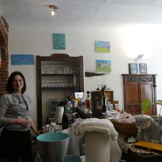 Anche le opere di Franco Belliardo sono ospitate presso il Bric Brac di Peveragno