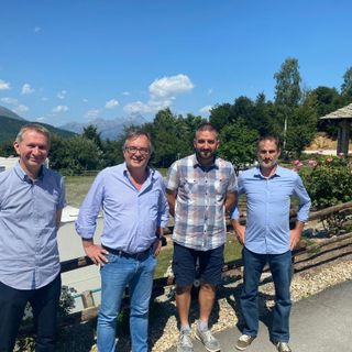 Da sinistra: Giuliano Degiovanni, Marco Gallo, Emanuele Barbero e Andrea Picco