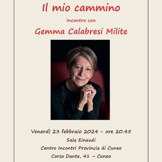 Cuneo, in Provincia l'incontro con Gemma Calabresi Milite