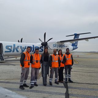 Miss Italia decolla da Cuneo con SkyAlps