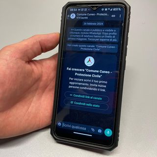 Il Comune di Cuneo attiva un canale WhatsApp per informare i cittadini in caso di emergenza
