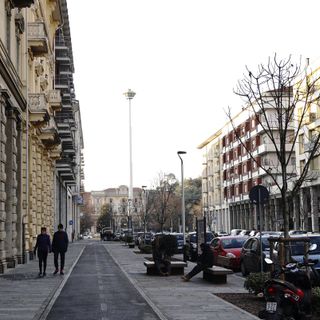 Corso Giolitti a Cuneo, in uno scatto di Mattia Benozzi