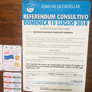 I manifesti affissi a Castellar I manifesti affissi a Castellar