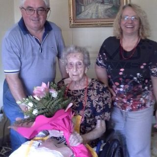 A Vallecrosia la festa per Rosalia Begliatti, ultracentenaria nativa di Viola A Vallecrosia la festa per Rosalia Begliatti, ultracentenaria nativa di Viola