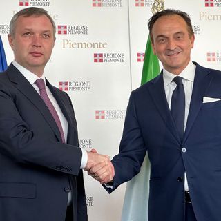Yaroslav Melnyk e Alberto Cirio