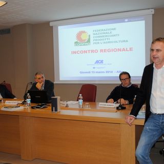 Da sinistra, il direttore Aca Giuliano Viglione e i vertici di Compag: il direttore Vittorio Ticchiati, il vice presidente Giovanni Barbero, il presidente Fabio Manara