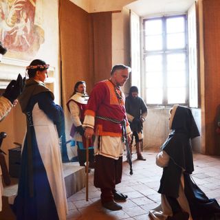 Monticello d'Alba: la compagnia dell'Artiglio del Drago ha preso parte a un cortometraggio storico Monticello d'Alba: la compagnia dell'Artiglio del Drago ha preso parte a un cortometraggio storico