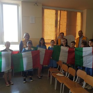 Consegna delle bandiere tricolore