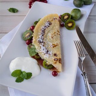 Idee della domenica: Crespelle con ribes e Nergi