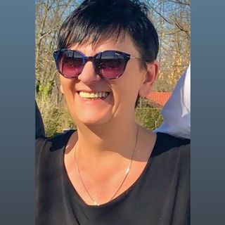 Un'immagine sorridente di Daniela Rio