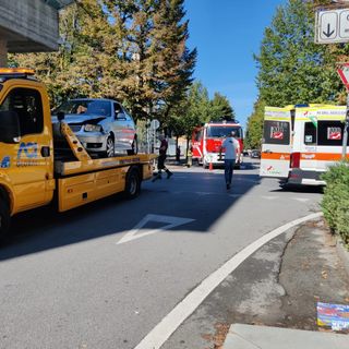 L'incrocio teatro dell'incidente verificatosi poco prima delle 15