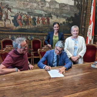 La firma della concessione