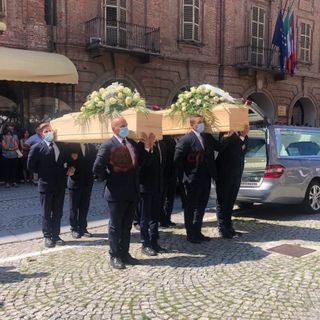 Le esequie dei fratelli Nicolò ed Elia Martini