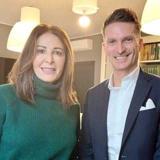 La ministra Santanchè con Giorgio Proglio, fondatore di TabUi