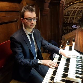 L'organista albese Gabriele Studer