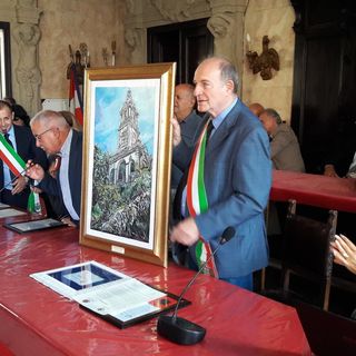 Il gemellaggio di questa mattina