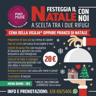 Natale nei rifugi di Pian Munè di Paesana Natale nei rifugi di Pian Munè di Paesana