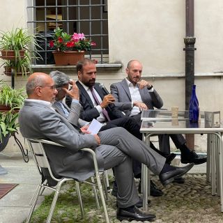 Italia Viva, l'onorevole Marattin in visita a Fossano