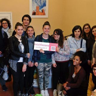 La IV Turistico dell'Istituto Cravetta di Savigliano in visita a Palazzo Righini