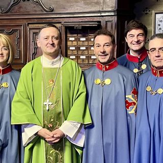 Saluzzo: ritiro spirituale con il Vescovo per i Cavalieri di San Giorgio Saluzzo: ritiro spirituale con il Vescovo per i Cavalieri di San Giorgio