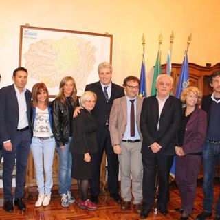 Il nuovo gruppo consiliare della provincia di Cuneo. Assente il consigliere più votato Marco Perosino