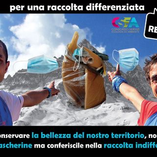 Le mascherine monouso non sono riciclabili e vanno conferite nella raccolta dei rifiuti indifferenziati Le mascherine monouso non sono riciclabili e vanno conferite nella raccolta dei rifiuti indifferenziati